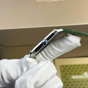 Đồng Hồ Jaeger LeCoultre Replica Cao Cấp Màu Xanh Lá Cây Dây Da Nhà Máy MG 27.4×45 (2)