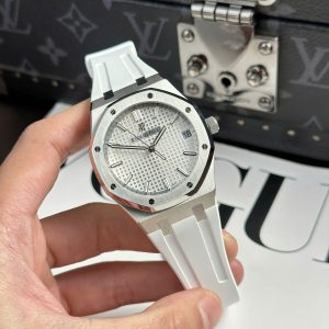 Đồng Hồ Nam Audemars Piguet Royal Oak 15500 Replica 11 Màu Trắng Nhà Máy APS 41mm (2)