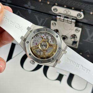 Đồng Hồ Nam Audemars Piguet Royal Oak 15500 Replica 11 Màu Trắng Nhà Máy APS 41mm (2)