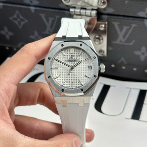 Đồng Hồ Nam Audemars Piguet Royal Oak 15500 Replica 11 Màu Trắng Nhà Máy APS 41mm (2)