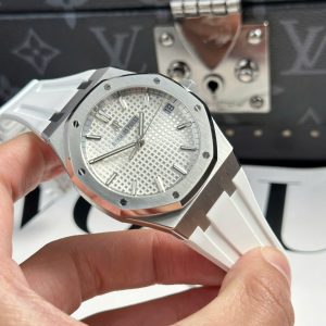 Đồng Hồ Nam Audemars Piguet Royal Oak 15500 Replica 11 Màu Trắng Nhà Máy APS 41mm (2)