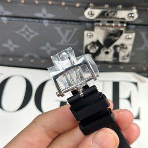 Đồng Hồ Nam Vacheron Constantin Replica 11 Overseas Dual Time 47450 Màu Xám Nhà Máy 9F 42mm (2)