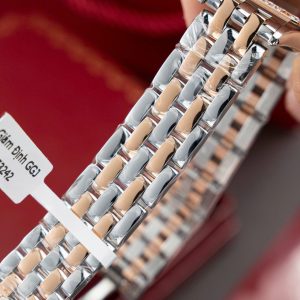 Đồng Hồ Nữ Cartier Panthere WSPN007 Chế Tác Demi Vàng Hồng Viền Đính Moissanite 27x37mm (2)