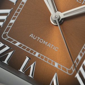 Đồng Hồ Nữ Cartier Santos WSA0065 Replica 11 Mặt Nâu Nhà Máy BV 35mm (2)