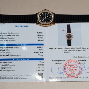 Đồng Hồ Nữ Patek Philippe Aquanaut 5067 Đính Moissanite Nhà Máy PPF Chế Tác 35,6mm (13)