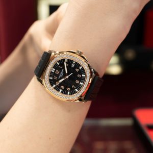 Đồng Hồ Nữ Patek Philippe Aquanaut 5067 Đính Moissanite Nhà Máy PPF Chế Tác 35,6mm (13)