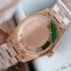 Đồng Hồ Nữ Rolex DateJust Chế Tác Đính Moissanite + Bọc Vàng Thật 18K 31mm (2)