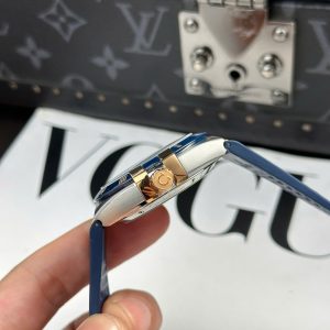 Đồng Hồ Omega Constellation Replica 11 Viền Gốm Xanh Blue Nhà Máy VS 41mm (2)