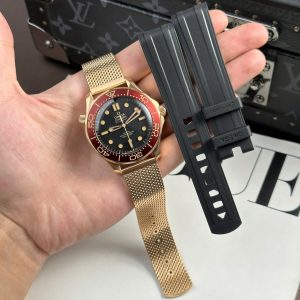 Đồng Hồ Omega Seamaster Diver 300M Bronze Gold Replica 11 VFS 42mm (12)