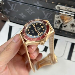 Đồng Hồ Omega Seamaster Diver 300M Bronze Gold Replica 11 VFS 42mm (12)