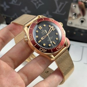 Đồng Hồ Omega Seamaster Diver 300M Bronze Gold Replica 11 VFS 42mm (12)