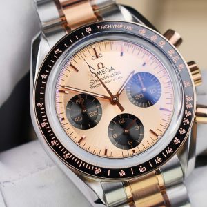 Đồng Hồ Omega SpeedMaster Chế Tác MoonWatch Demi Vàng Hồng 42mm (2)