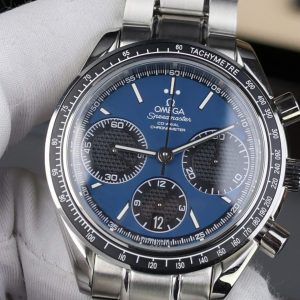 Đồng Hồ Omega Speedmaster Racing Chronograph Replica Cao Cấp Mặt Xanh Dương 40mm (2)