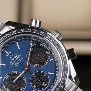Đồng Hồ Omega Speedmaster Racing Chronograph Replica Cao Cấp Mặt Xanh Dương 40mm (2)