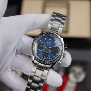 Đồng Hồ Omega Speedmaster Racing Chronograph Replica Cao Cấp Mặt Xanh Dương 40mm (2)