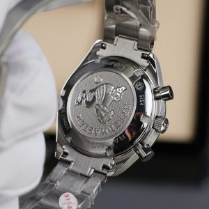 Đồng Hồ Omega Speedmaster Replica Cao Cấp Racing Chronograph Mặt Xám 40mm (2)