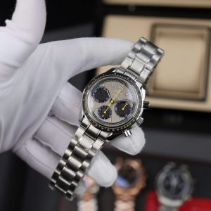 Đồng Hồ Omega Speedmaster Replica Cao Cấp Racing Chronograph Mặt Xám 40mm (2)