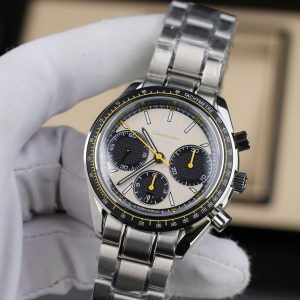 Đồng Hồ Omega Speedmaster Replica Cao Cấp Racing Chronograph Mặt Xám 40mm (2)