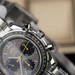 Đồng Hồ Omega Speedmaster Replica Cao Cấp Racing Chronograph Mặt Xám 40mm (2)