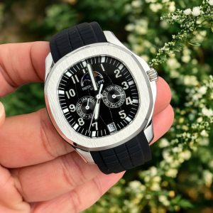 Đồng Hồ Patek Philippe Aquanaut 5261 Rep 1 1 Mặt Số Đen Dây Cao Su 40mm (2)