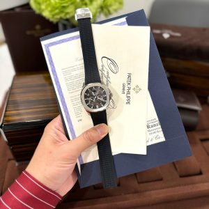 Đồng Hồ Patek Philippe Aquanaut 5261G Mặt Số Xám Replica Cao Cấp Nhất 40mm (1)
