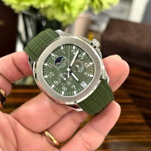 Đồng Hồ Patek Philippe Aquanaut 5261G Màu Xanh Lá Cây Replica Cao Cấp Nhất 40mm (3)