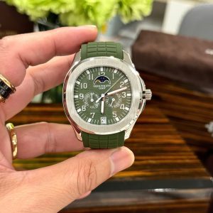 Đồng Hồ Patek Philippe Aquanaut 5261G Màu Xanh Lá Cây Replica Cao Cấp Nhất 40mm (3)