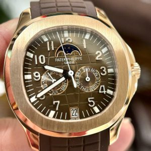 Đồng Hồ Patek Philippe Aquanaut 5261R Mặt Số Chocolate Replica Cao Cấp Nhất 40mm (4)