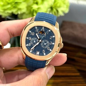 Đồng Hồ Patek Philippe Aquanaut 5261R Màu Xanh Dương Replica Cao Cấp Nhất 40mm (5)