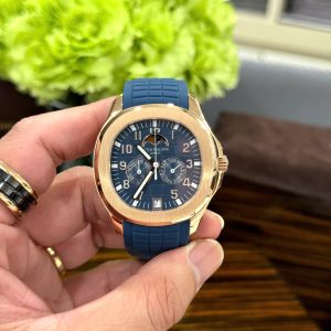 Đồng Hồ Patek Philippe Aquanaut 5261R Màu Xanh Dương Replica Cao Cấp Nhất 40mm (5)