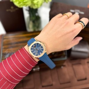 Đồng Hồ Patek Philippe Aquanaut 5261R Màu Xanh Dương Replica Cao Cấp Nhất 40mm (5)