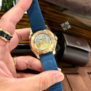 Đồng Hồ Patek Philippe Aquanaut 5261R Màu Xanh Dương Replica Cao Cấp Nhất 40mm (5)