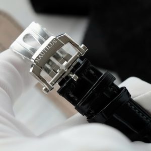 Đồng Hồ Patek Philippe Chế Tác Nautilus 5724 Mặt Xám Dây Da Nhà Máy PPF 40mm (2)