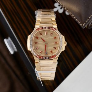 Đồng Hồ Patek Philippe Chế Tác Nautilus 7118-1300R Bọc Vàng Hồng 35 (2)