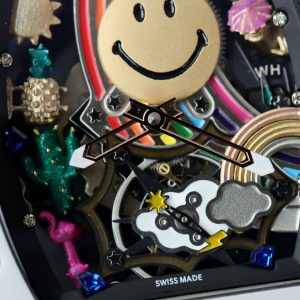 Đồng Hồ Richard Mille Fake 11 RM88 Smiley Dây Vải Nato Màu Xám 42mm (2)