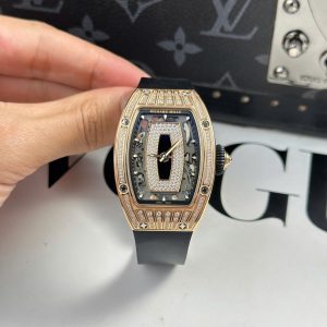 Đồng Hồ Richard Mille RM07-01 Replica 11 Nữ Đính Đá Dây Cao Su Xưởng ZF 36mm (11)