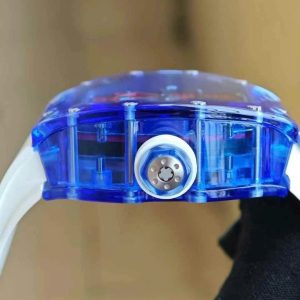 Đồng Hồ Richard Mille RM52-03 Paris Saint-Germain Tourbillon Rep 1 1 Vỏ Sapphire Xanh 40x48mm (1)