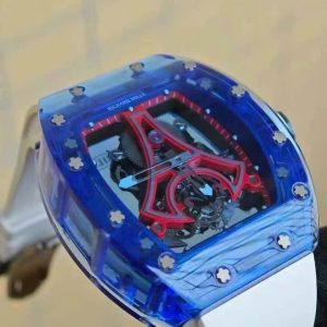 Đồng Hồ Richard Mille RM52-03 Paris Saint-Germain Tourbillon Rep 1 1 Vỏ Sapphire Xanh 40x48mm (1)