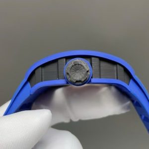 Đồng Hồ Richard Mille RM52-03 Paris Saint-Germain Tourbillon Replica 1 1 Gốm Xanh 40x48mm (1)