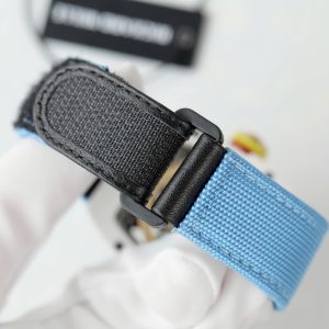 Đồng Hồ Richard Mille Rep 11 Cao Cấp RM88 Smiley Dây Vải Nato Màu Xanh 42mm (2)