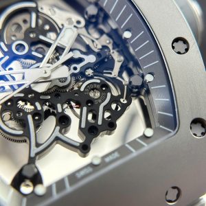 Đồng Hồ Richard Mille Replica 11 RM055 Bubba Watson Grey Ceramic Dây Cao Su Nhà Máy ZF 42.7x49 (1)