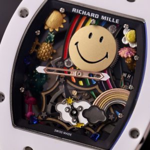 Đồng Hồ Richard Mille Replica 11 RM88 Smiley Dây Vải Nato 42mm (1)