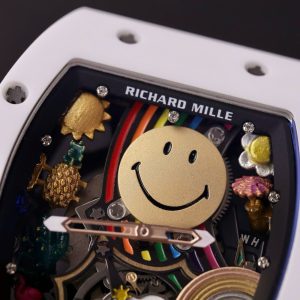 Đồng Hồ Richard Mille Replica 11 RM88 Smiley Dây Vải Nato 42mm (1)