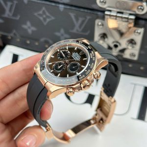 Đồng Hồ Rolex Cosmograph Daytona 126515 Fake 11 Mặt Chocolate Dây Cao Su THB 40mm (2)