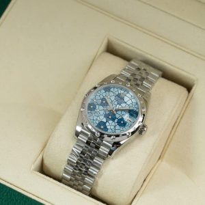 Đồng Hồ Rolex DateJust Lady 278344 Replica 11 Mặt Hoa Viền Đính Đá 31mm (2)
