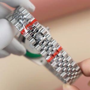 Đồng Hồ Rolex DateJust Lady Replica 11 Mặt Hồng Cọc Số Đính Đá 31mm (2)