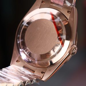 Đồng Hồ Rolex Day-Date Mặt Xanh Lá Cây Chế Tác Bọc Vàng Thật Trọng Lượng 186Gram QF 40mm (2)