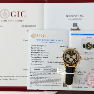 Đồng Hồ Rolex Daytona Chế Tác Bọc Vàng 18K Bộ Chuyển Động Calibre 4131 40mm (2)