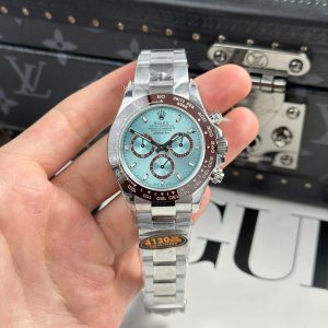 Đồng Hồ Rolex Daytona Ice Blue 116506 Chế Tác 180 Grams Nhà Máy QF Nam 40mm (7)