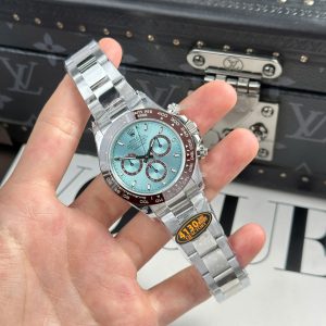 Đồng Hồ Rolex Daytona Ice Blue 116506 Chế Tác 180 Grams Nhà Máy QF Nam 40mm (7)